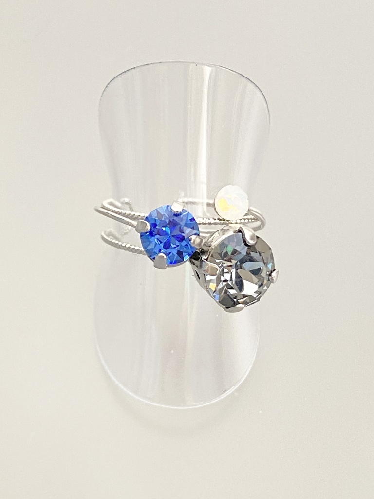 スリーカラーのダブルリング⑧