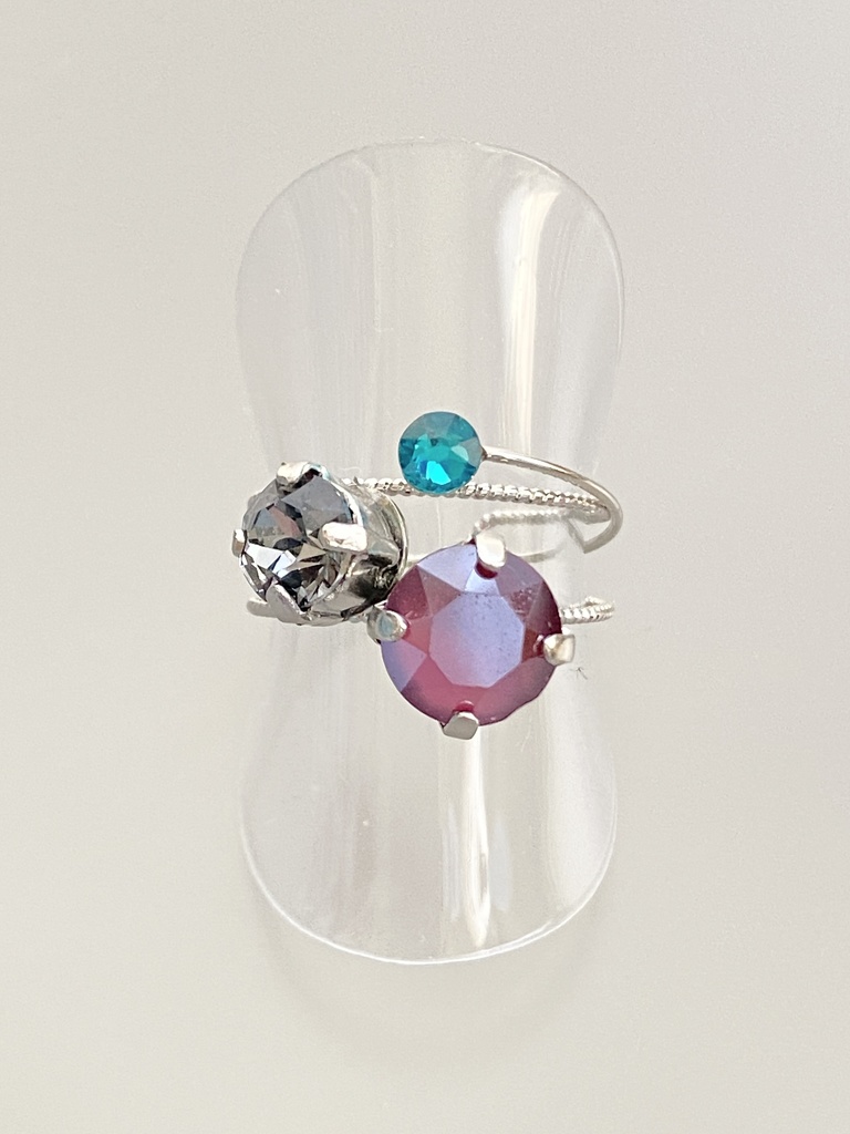 スリーカラーのダブルリング⑧