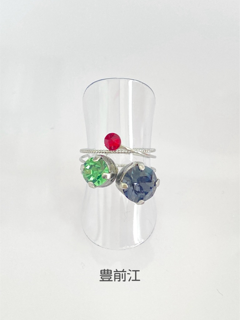 スリーカラーのダブルリング⑧
