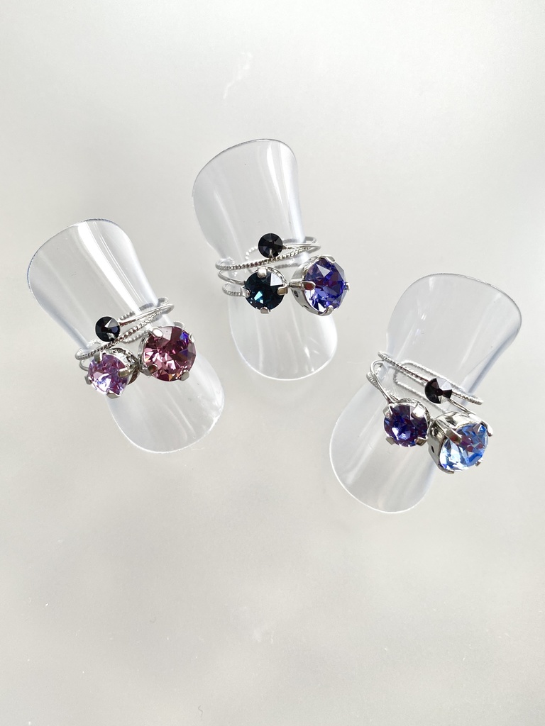 スリーカラーのダブルリング⑨