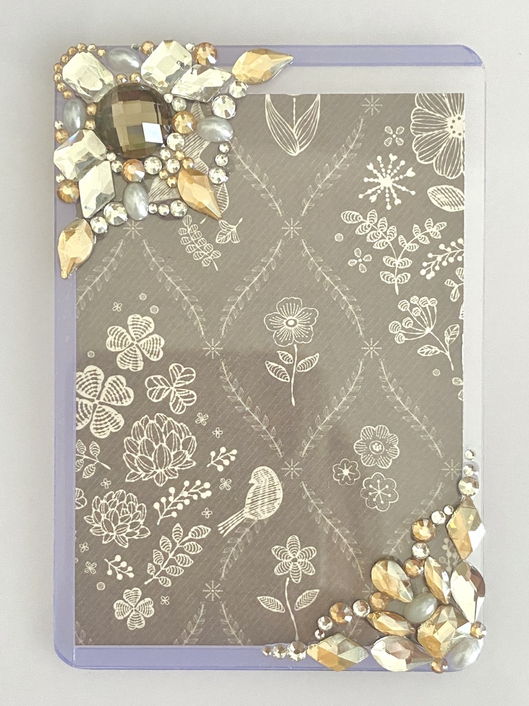 【トレカ用】ラインストーンのデコケース(お試し価格)