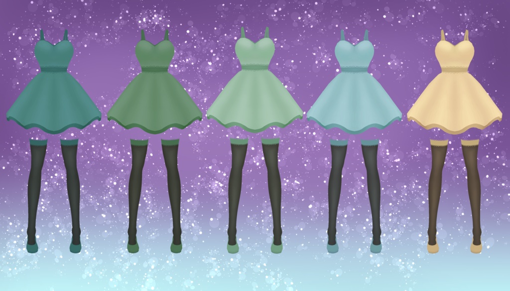 Outfit 1 - 3 Versions- 16 Colors