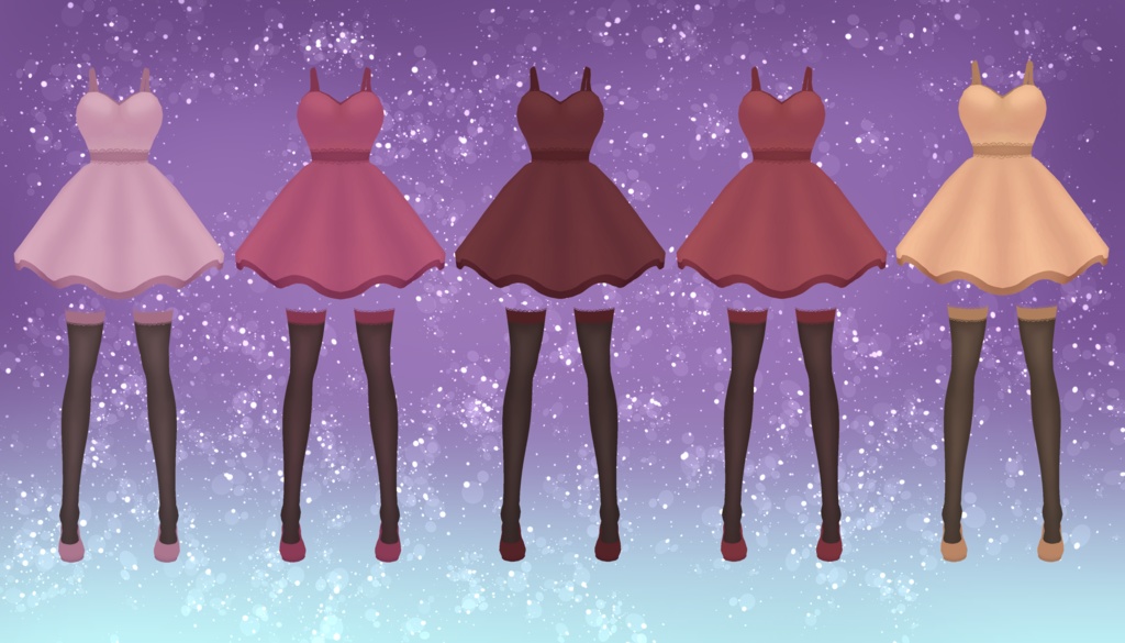 Outfit 1 - 3 Versions- 16 Colors