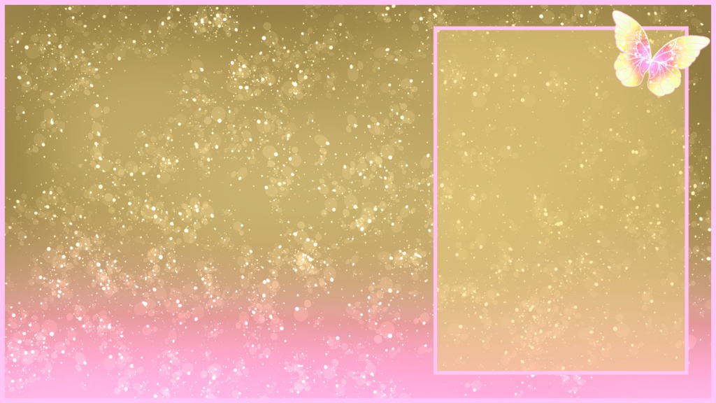 Butterfly: Panels - Chatting Screen - Schedule - Yellow