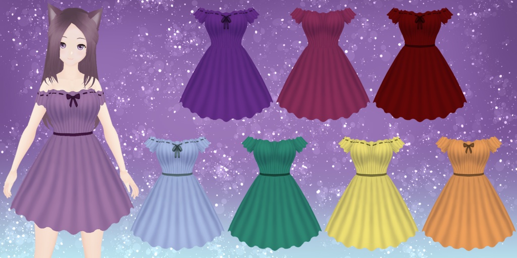 Outfit 6 - 59 Color Variations - Multiple Parts