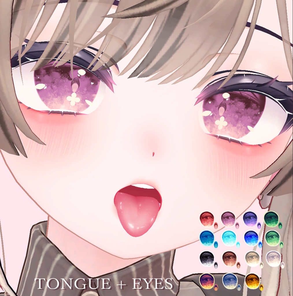 【マヌカManuka】🤍シンプルメイク&瞳🤍【テクスチャ】