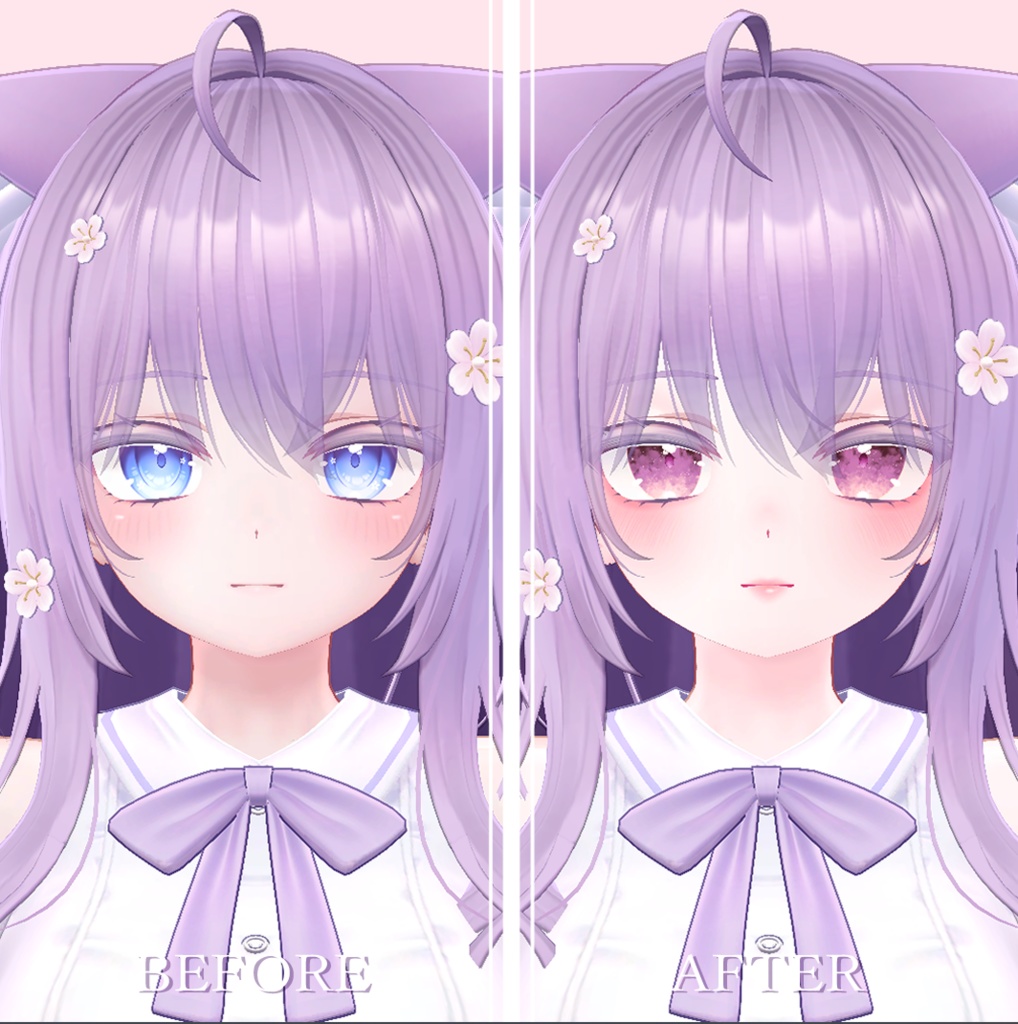 【萌Moe】🤍シンプルメイク&瞳🤍【テクスチャ】