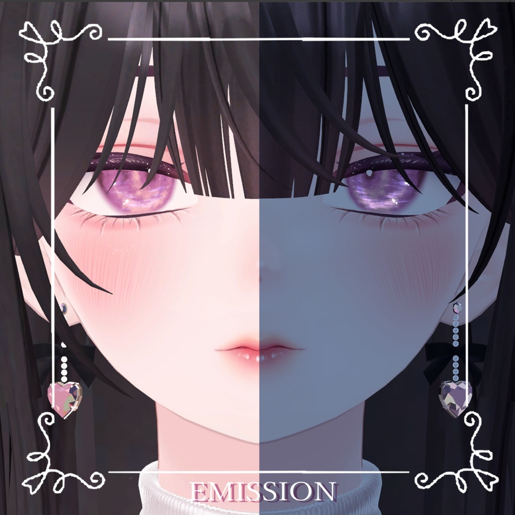 【森羅Shinra】🩷清楚メイク&瞳🩷【テクスチャ】