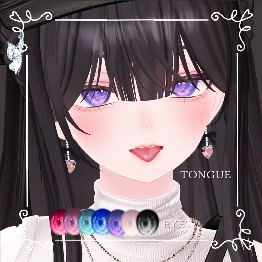 【森羅Shinra】🩷清楚メイク&瞳🩷【テクスチャ】