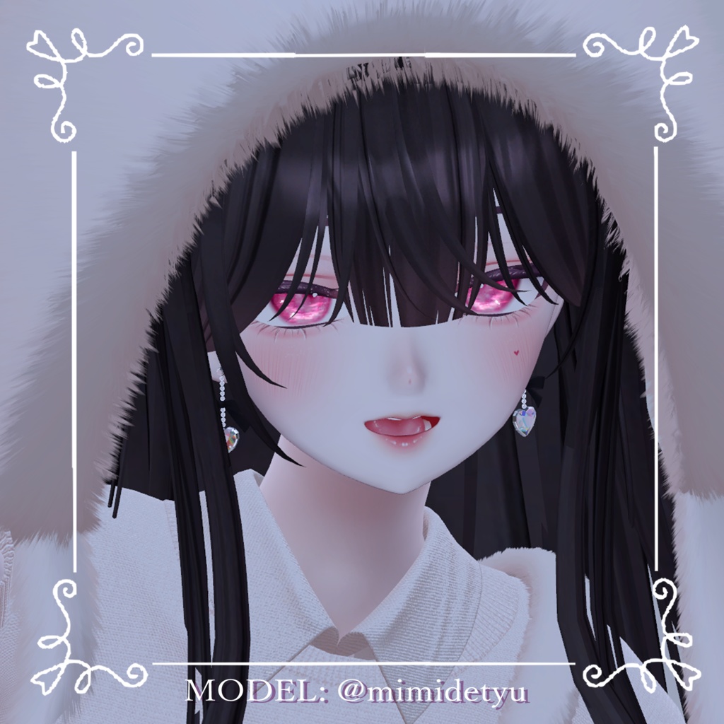 【森羅Shinra】🩷清楚メイク&瞳🩷【テクスチャ】