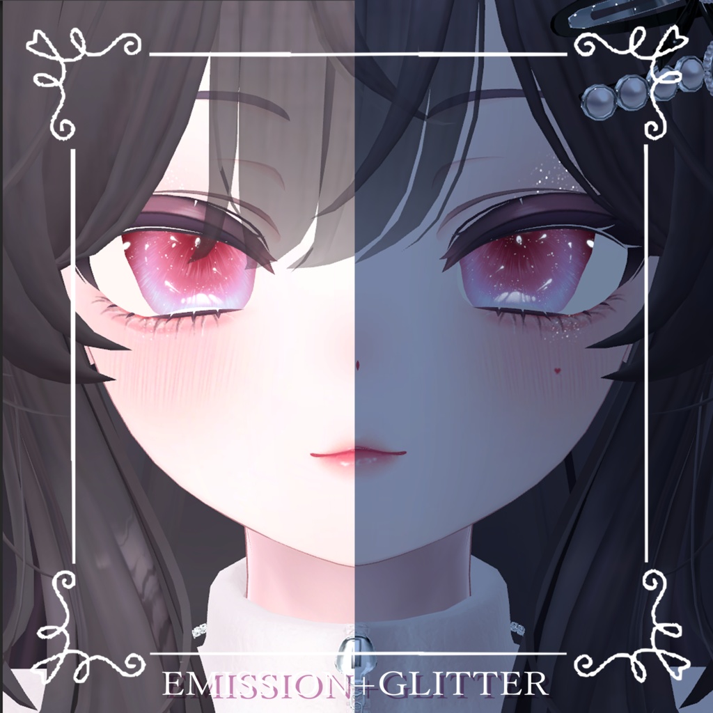 【マヌカManuka】🩵かわいいメイク&瞳🩷【テクスチャ】