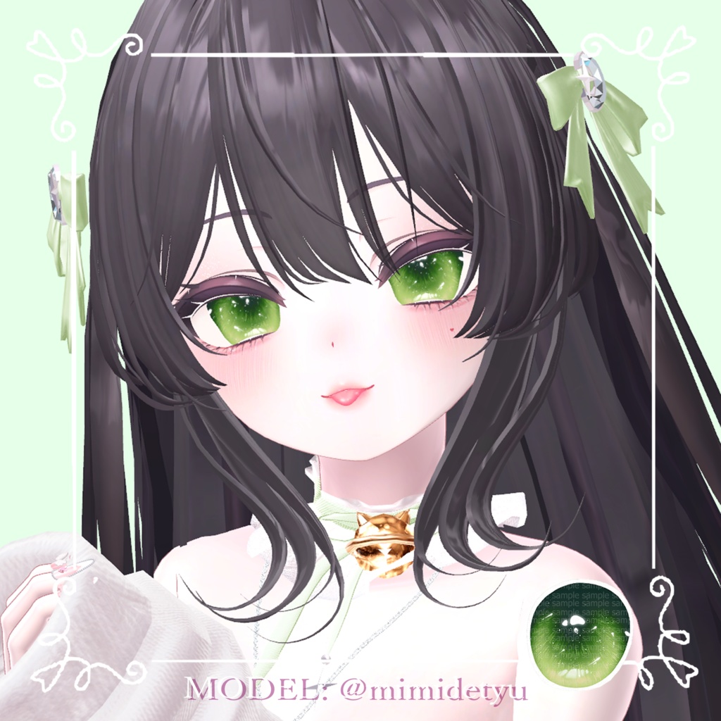 【マヌカManuka】🩵かわいいメイク&瞳🩷【テクスチャ】