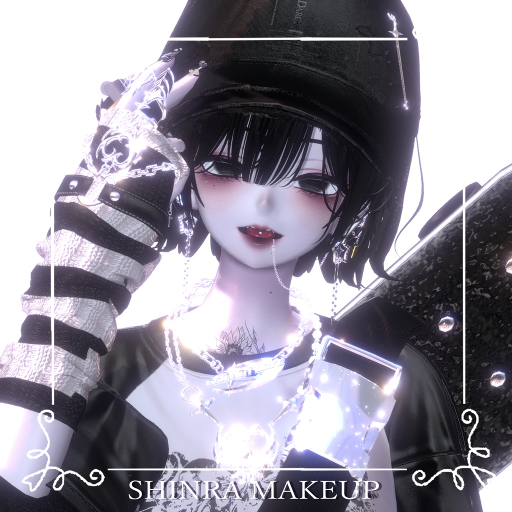 【森羅Shinra】🖤病みメイク＆瞳🖤【テクスチャ】