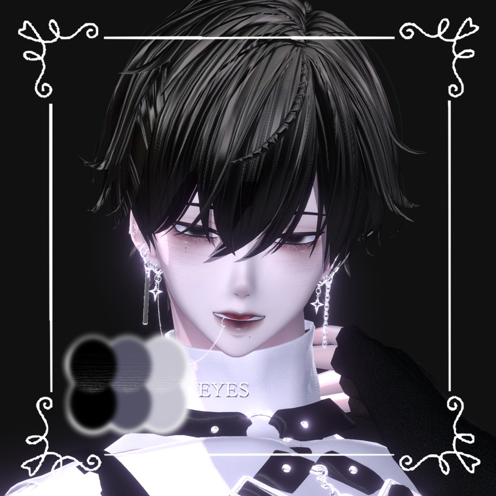 【水瀬Minase】🖤病みメイク&瞳🖤【テクスチャ】