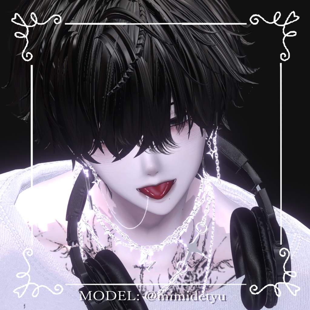 【水瀬Minase】🖤病みメイク&瞳🖤【テクスチャ】