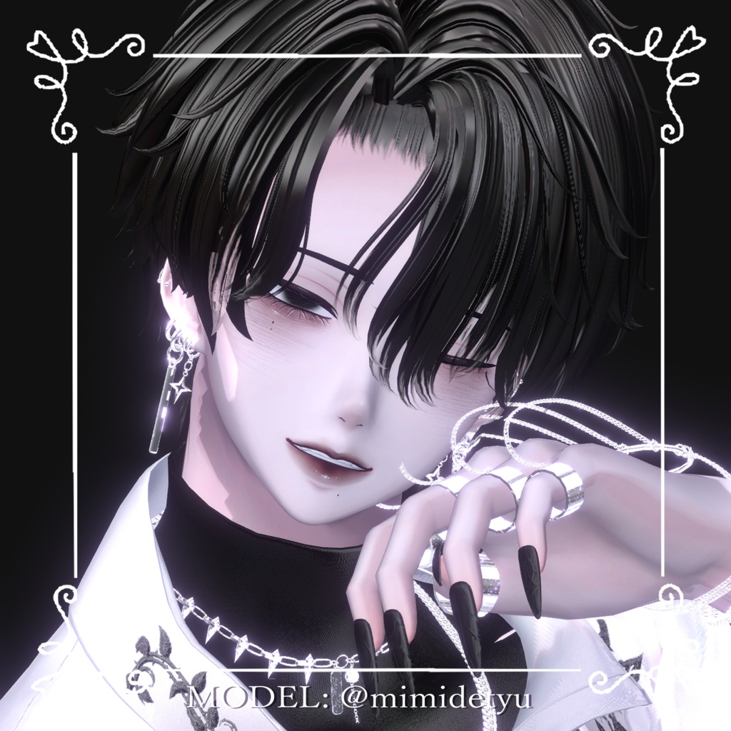 【水瀬Minase】🖤病みメイク&瞳🖤【テクスチャ】