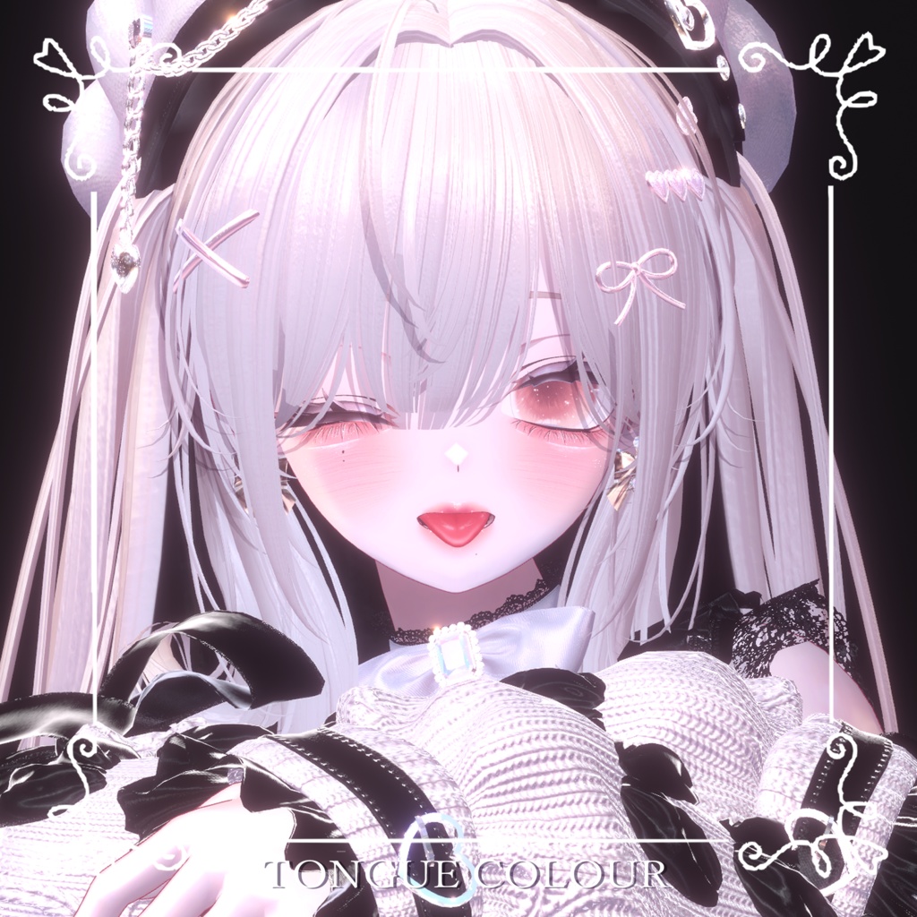 【しなのShinano】🖤☆病み+可愛い☆メイク&瞳(2種)🩷【テクスチャ】