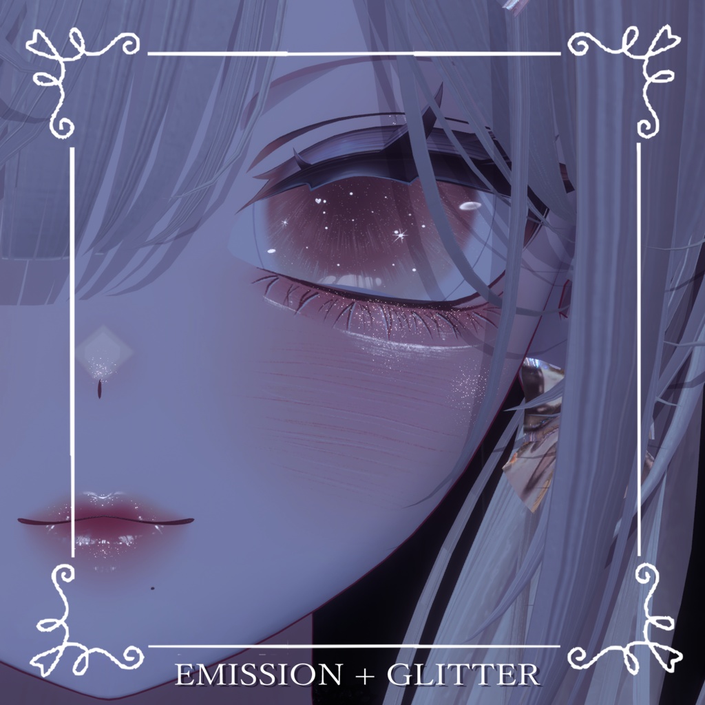 【しなのShinano】🖤☆病み+可愛い☆メイク&瞳(2種)🩷【テクスチャ】