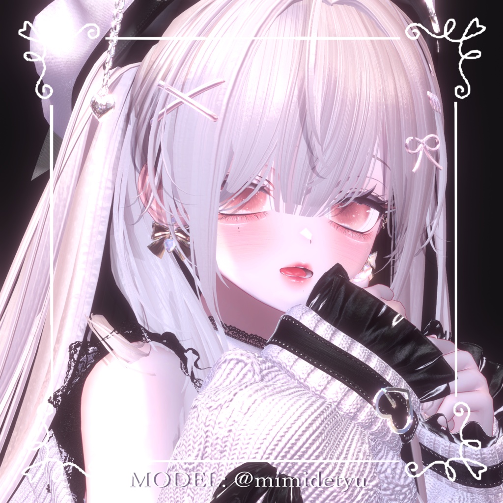 【しなのShinano】🖤☆病み+可愛い☆メイク&瞳(2種)🩷【テクスチャ】