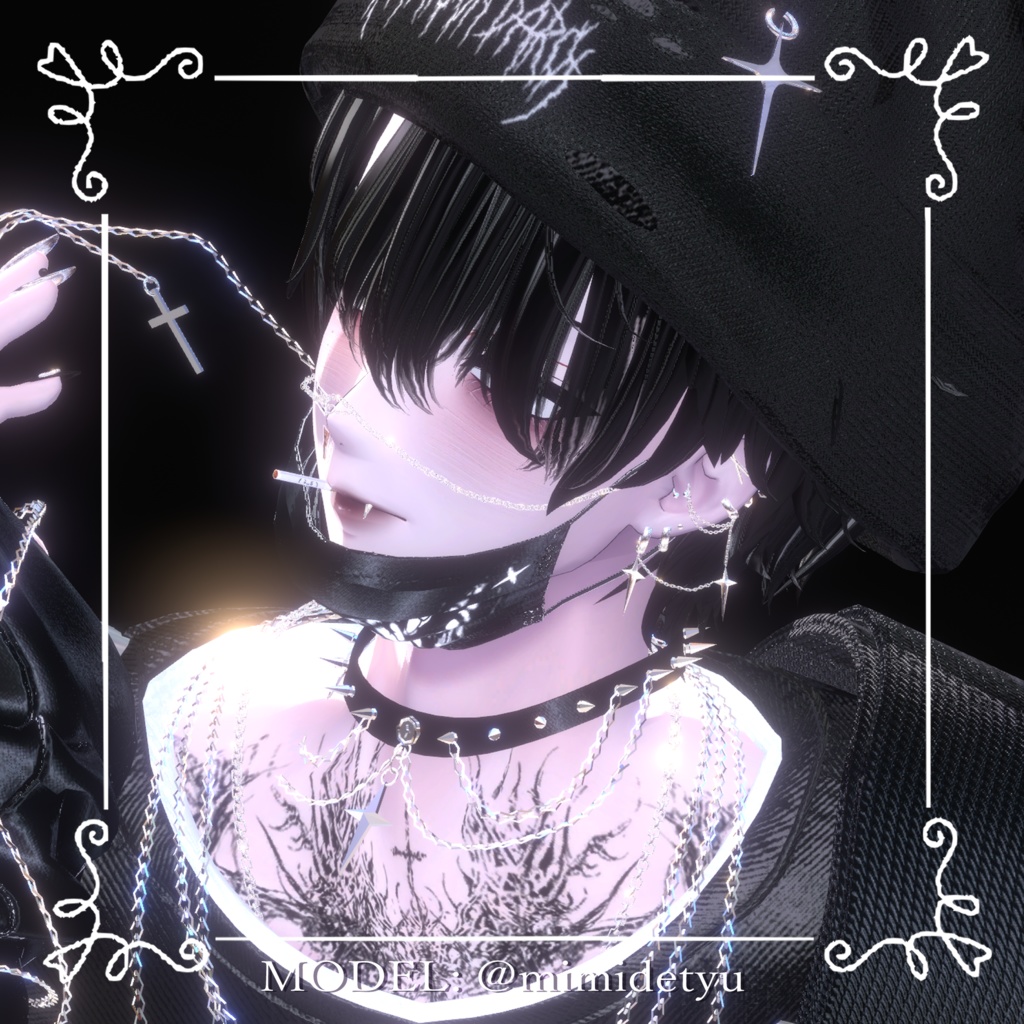 【狛乃Komano】🖤病みメイク&瞳🖤【テクスチャ】