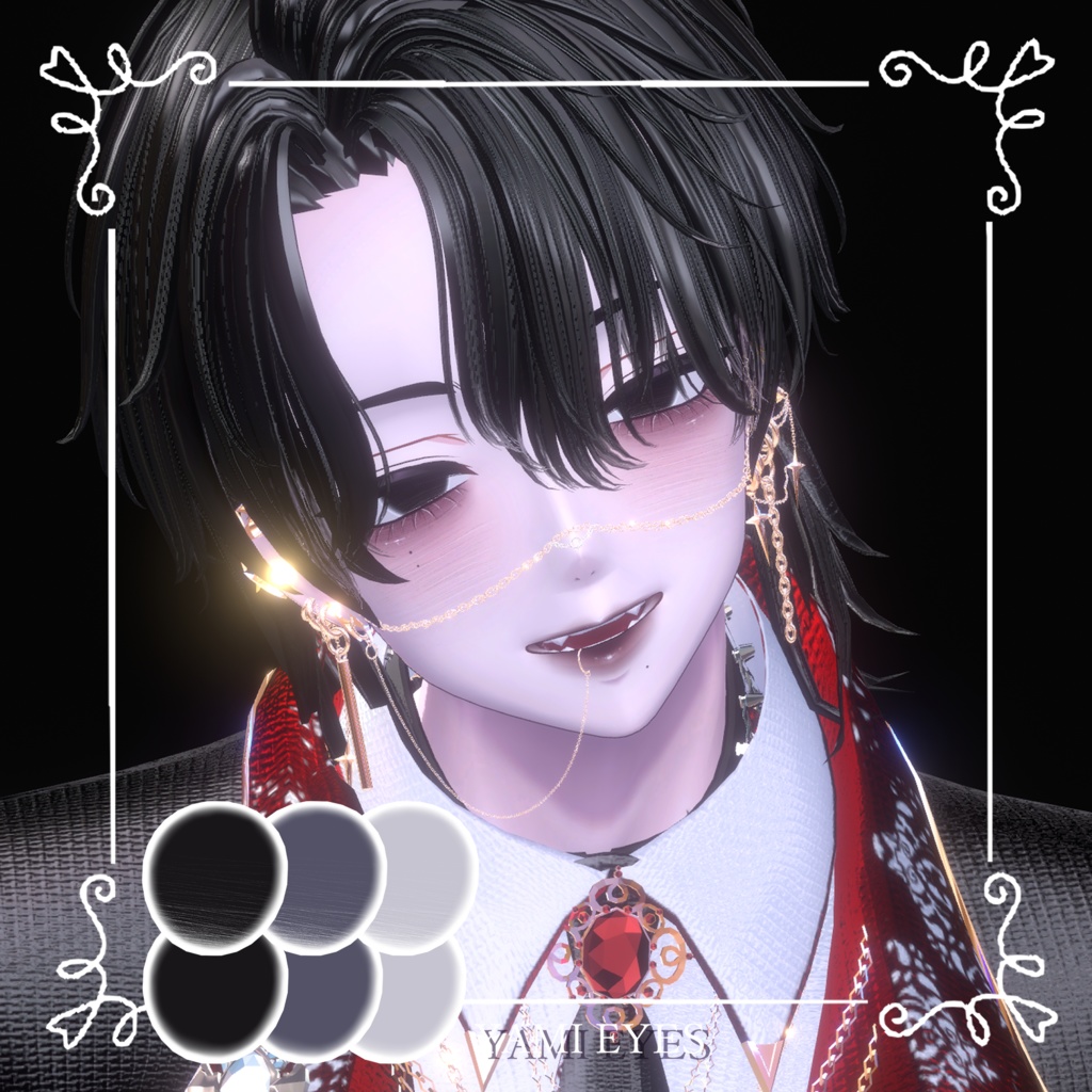 【狛乃Komano】🖤病みメイク&瞳🖤【テクスチャ】