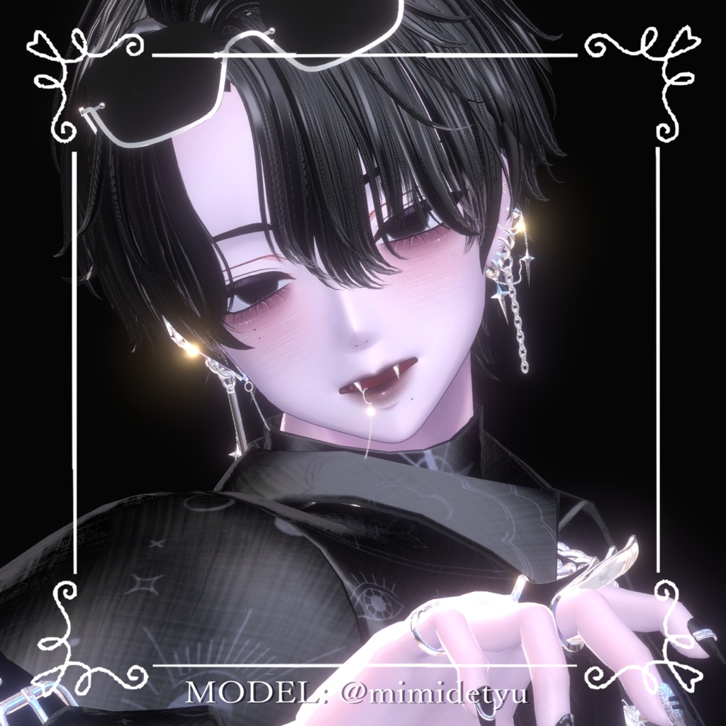 【狛乃Komano】🖤病みメイク&瞳🖤【テクスチャ】