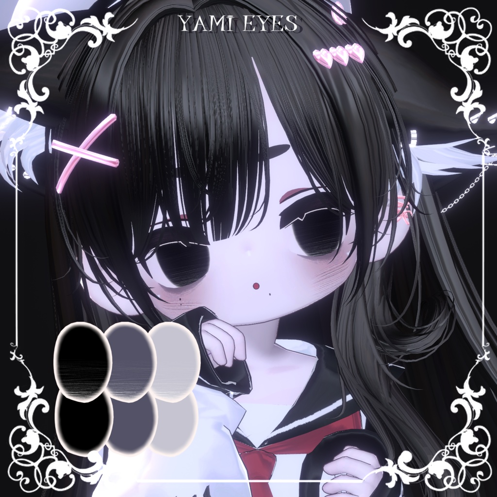 【キプフェルKipfel】🖤病みメイク&瞳🖤【テクスチャ】