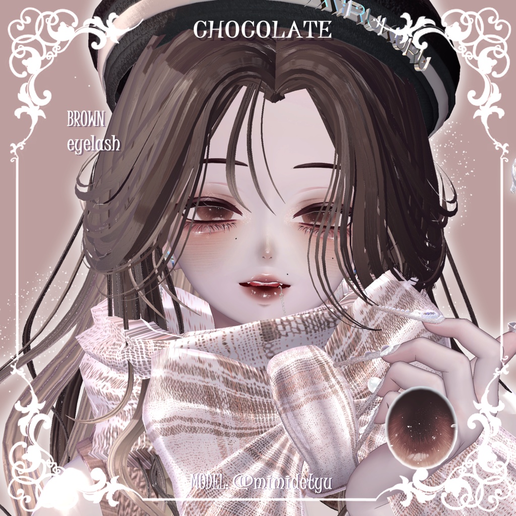 【森羅Shinra】🤎🩷スイートメイク(4種)&瞳(22色)🖤🤍【テクスチャ】