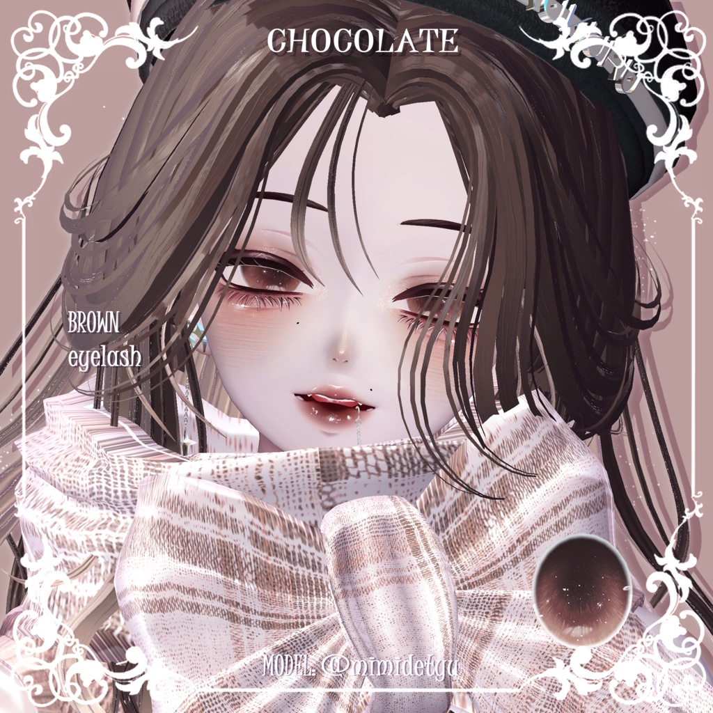 【森羅Shinra】🤎🩷スイートメイク(4種)&瞳(22色)🖤🤍【テクスチャ】