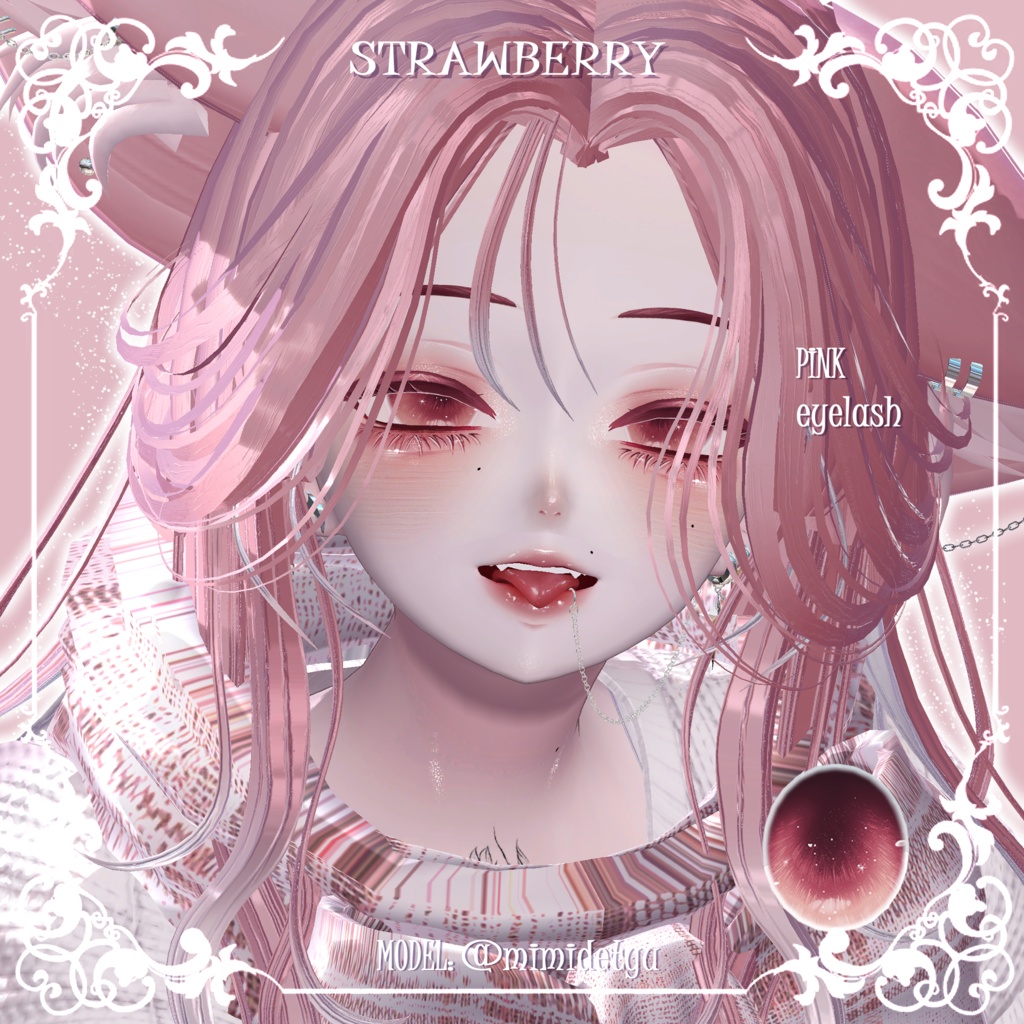 【森羅Shinra】🤎🩷スイートメイク(4種)&瞳(22色)🖤🤍【テクスチャ】