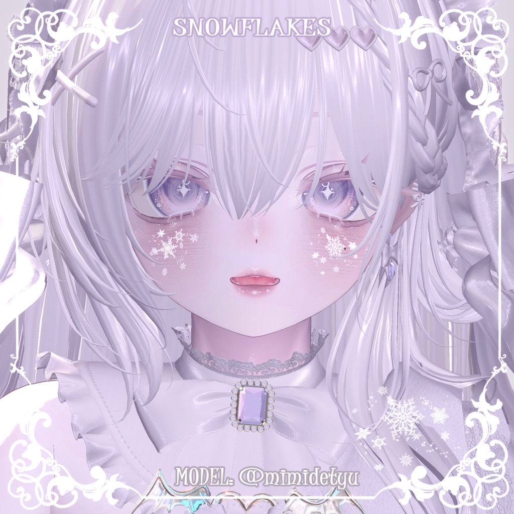 ❄️🎄クリスマスフェイスステッカー(4種)🎄❄️【テクスチャ】