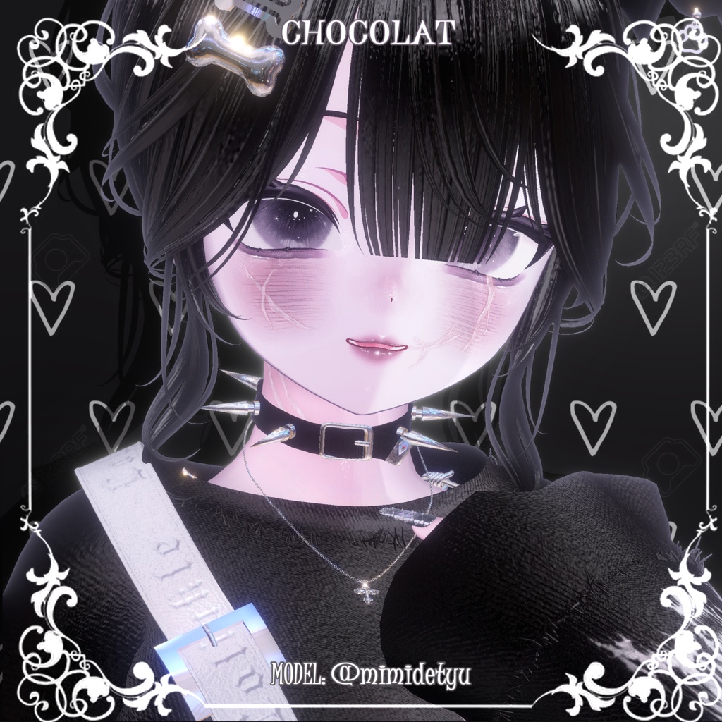 【10アバター対応】🖤🩸傷跡テクスチャ🩸🖤【顔&体】