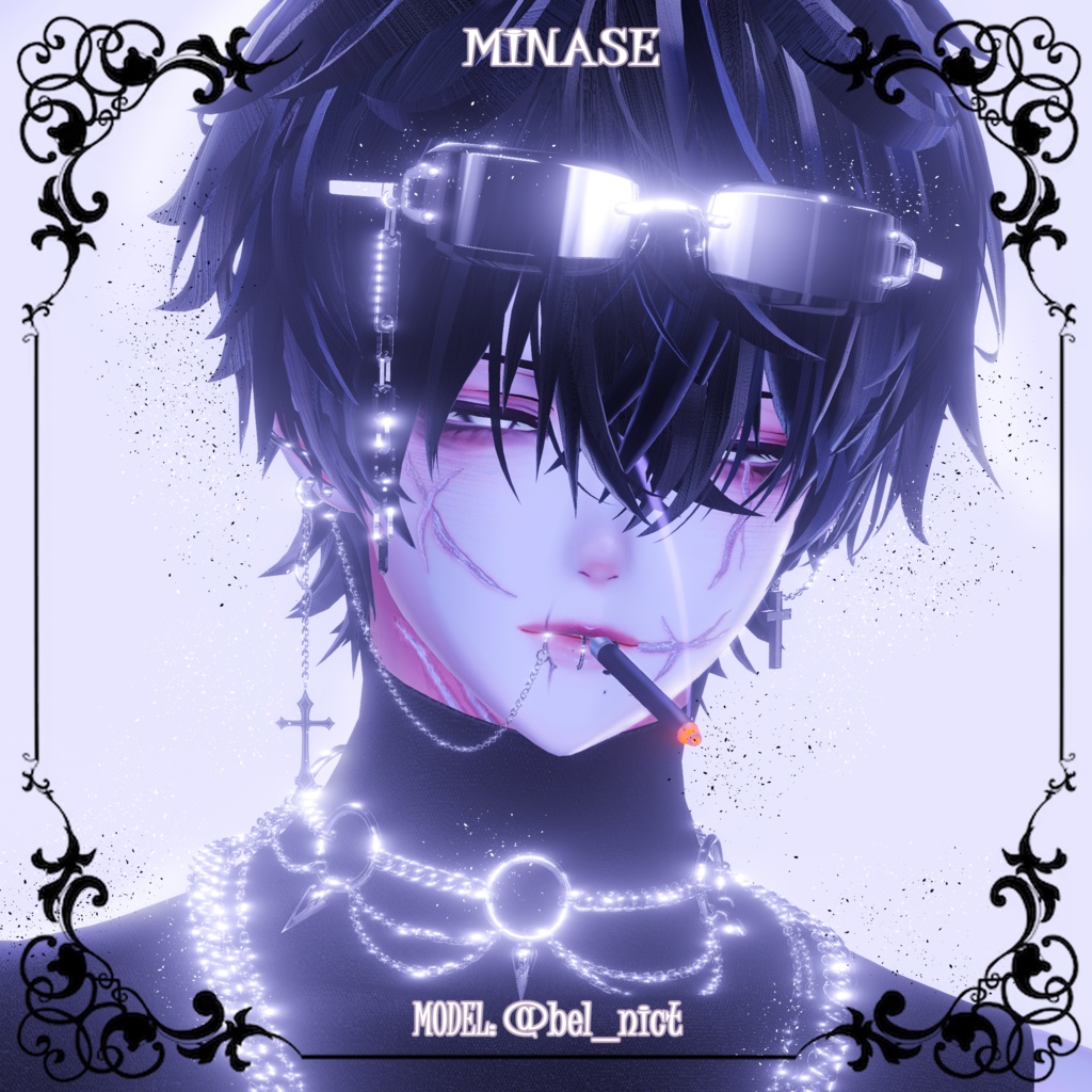 【10アバター対応】🖤🩸傷跡テクスチャ🩸🖤【顔&体】