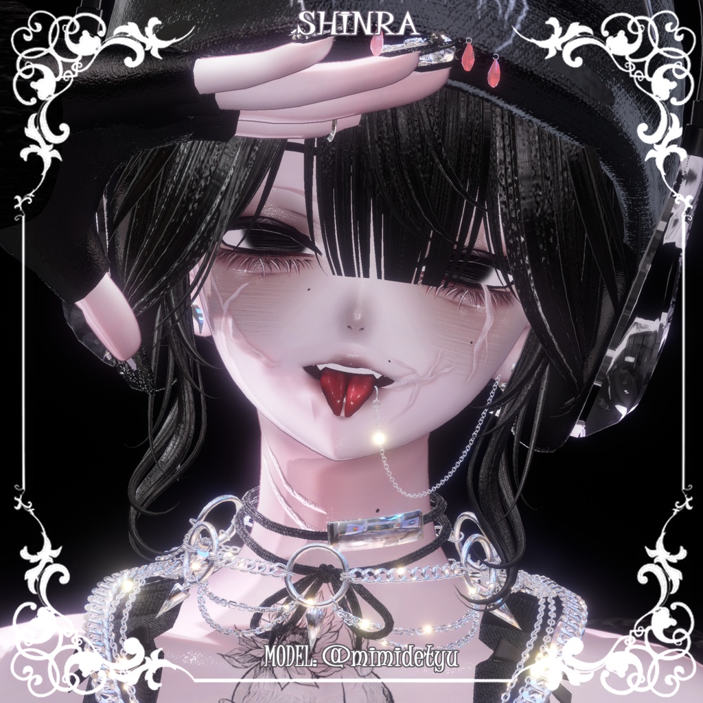 【10アバター対応】🖤🩸傷跡テクスチャ🩸🖤【顔&体】