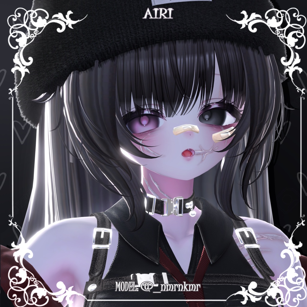 【10アバター対応】🖤🩸傷跡テクスチャ🩸🖤【顔&体】