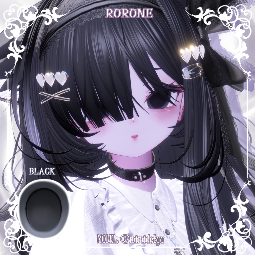 【25アバター対応】🍪🖤マカロン🫧アイテクスチャ🖤🍪【カラバリ22色】