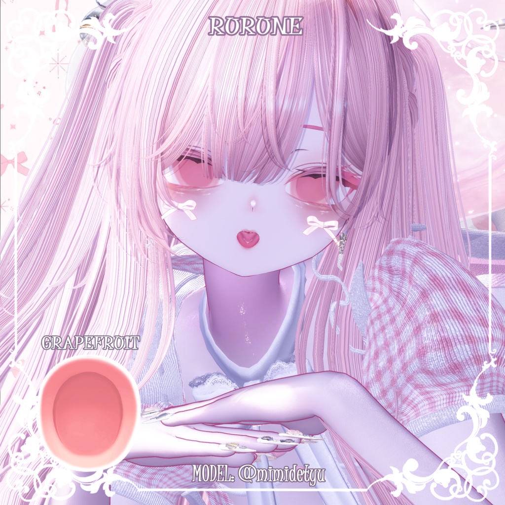 【25アバター対応】🍪🖤マカロン🫧アイテクスチャ🖤🍪【カラバリ22色】