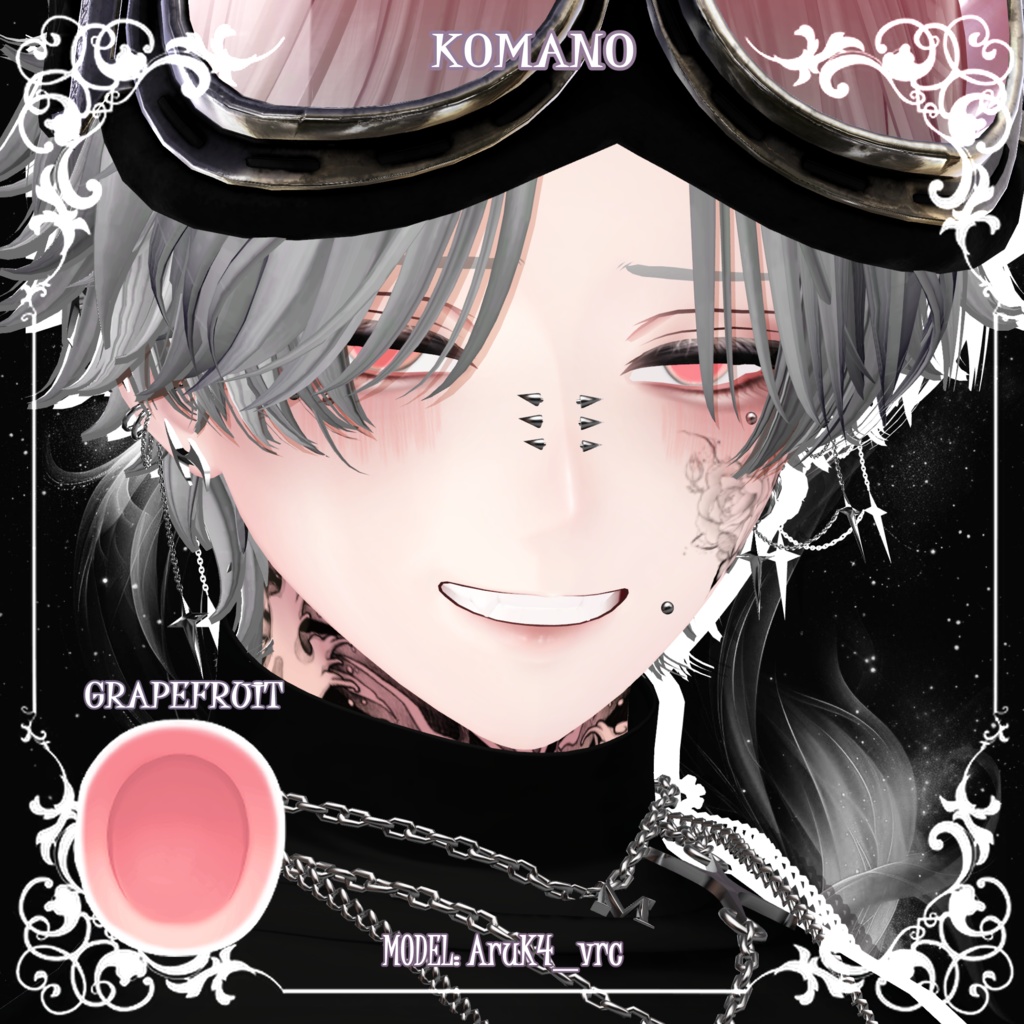 【25アバター対応】🍪🖤マカロン🫧アイテクスチャ🖤🍪【カラバリ22色】