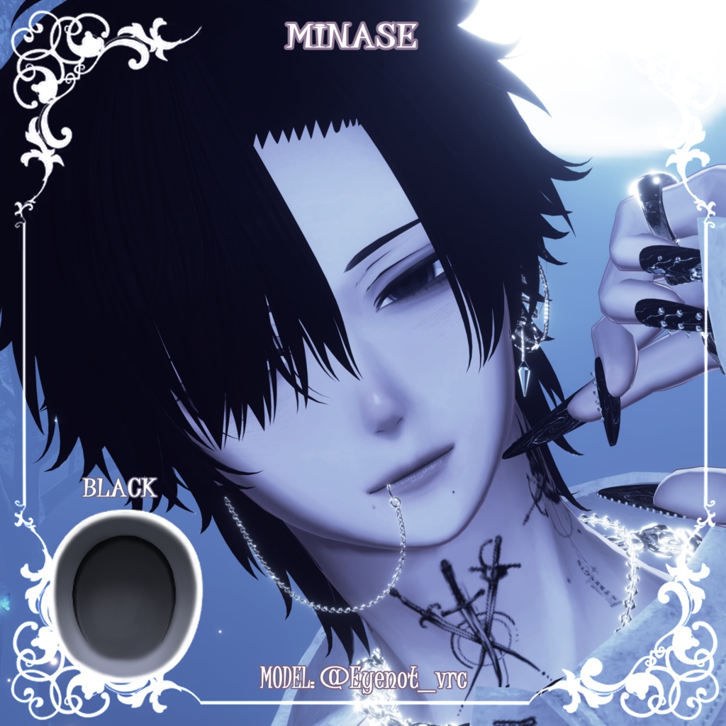 【25アバター対応】🍪🖤マカロン🫧アイテクスチャ🖤🍪【カラバリ22色】