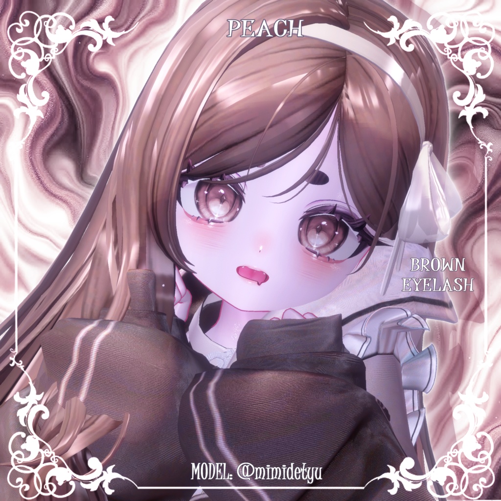 【シフォンChiffon】🤍🩷ピュアメイク(4種)🩷🤍【テクスチャ】