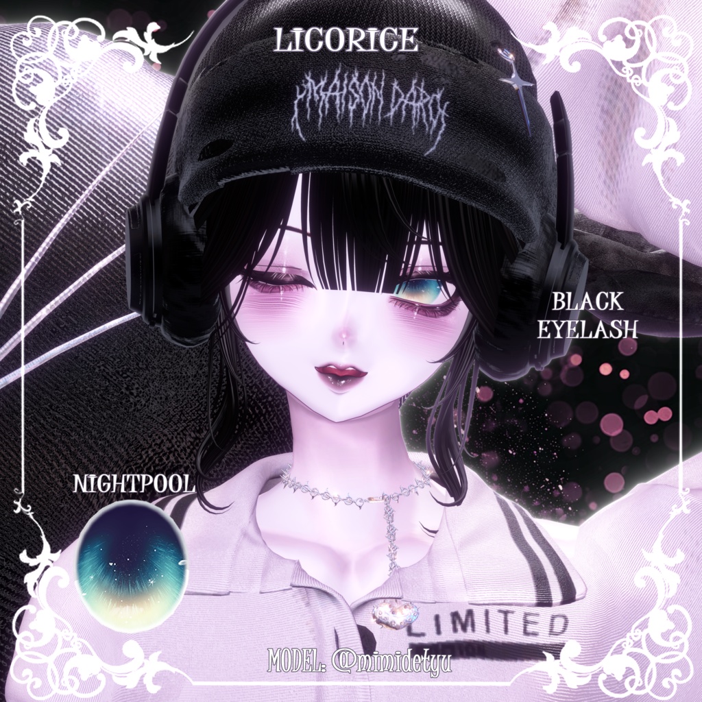 【しゅあんShuan】🤎🩷スイートメイク&瞳🖤🤍【テクスチャ】