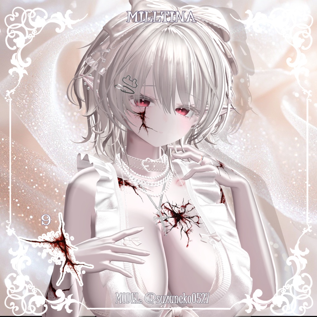 【27アバター対応】🖤🩸シャッターヴェイン(11種類)🖤🩸【顔&体💔テクスチャ】