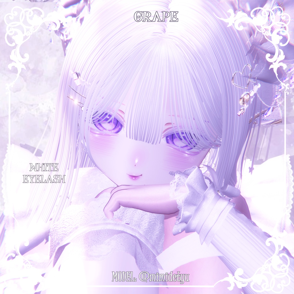 【クマリKumaly】🤍🩷ピュアメイク(4種)🩷🤍【テクスチャ】