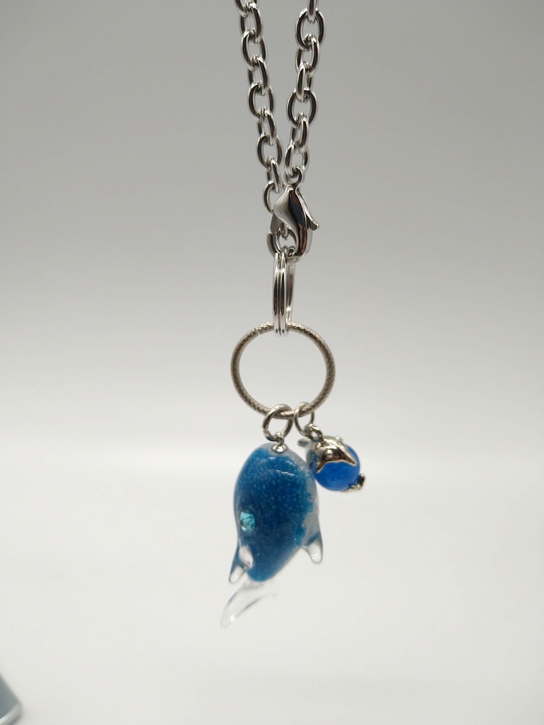 海のいきものチェーン(ジンベエザメ・青クジラ・水色クジラ)