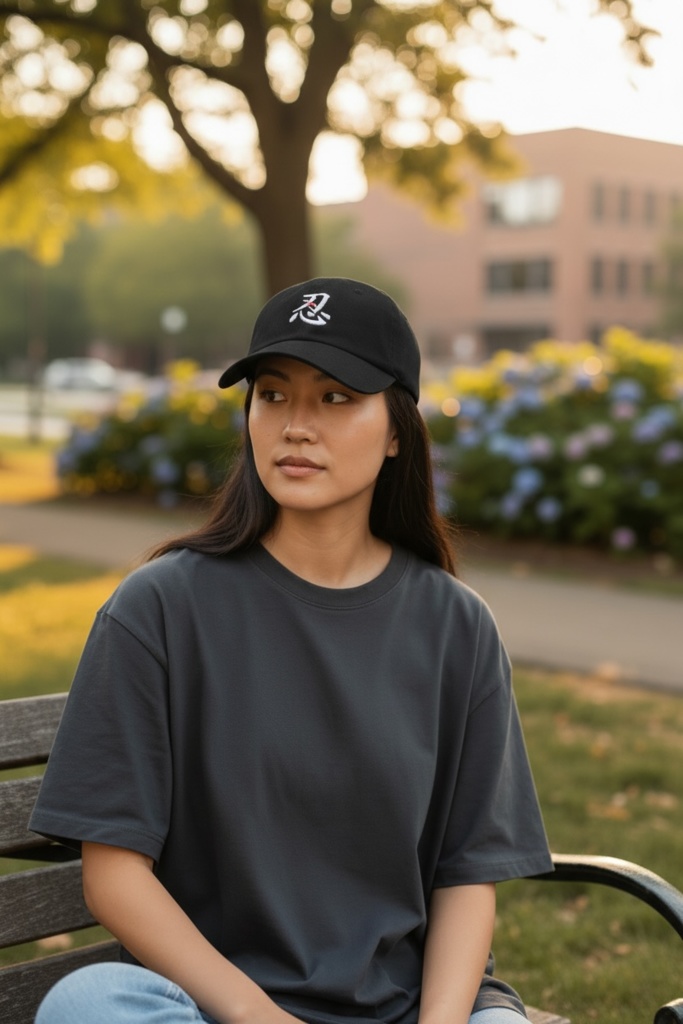 【忍 - SHINOBI】ストリート・ベースボールキャップ｜モノトーン・テックウェア