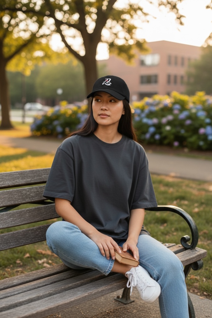 【忍 - SHINOBI】ストリート・ベースボールキャップ|モノトーン・テックウェア