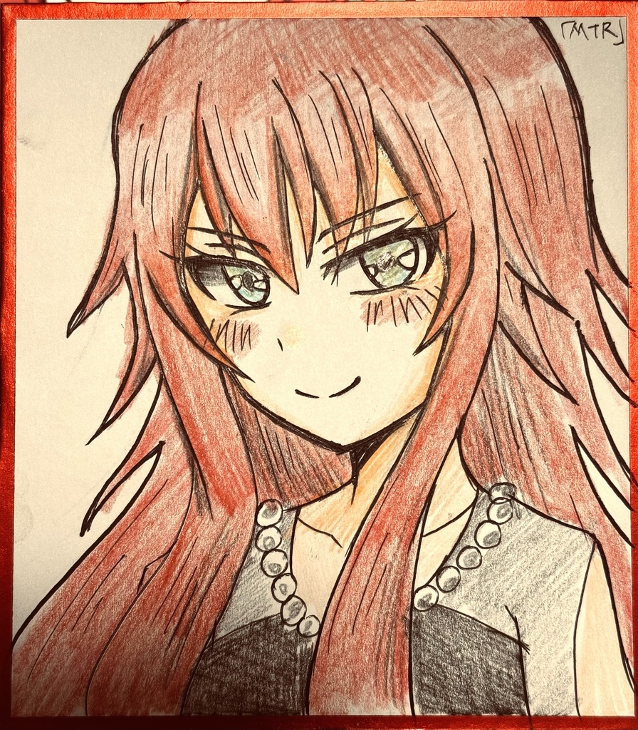 蓮城寺べる　イラスト色紙