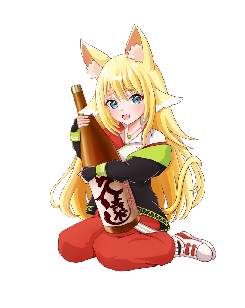 【1周年&誕生日記念アクリルスタンド】このお酒は私のもの！　サイズ　90×135mm