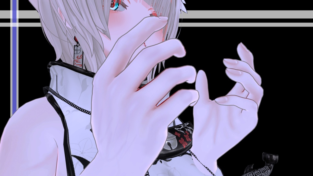 【仙猫】リアル風肌テクスチャ（手）