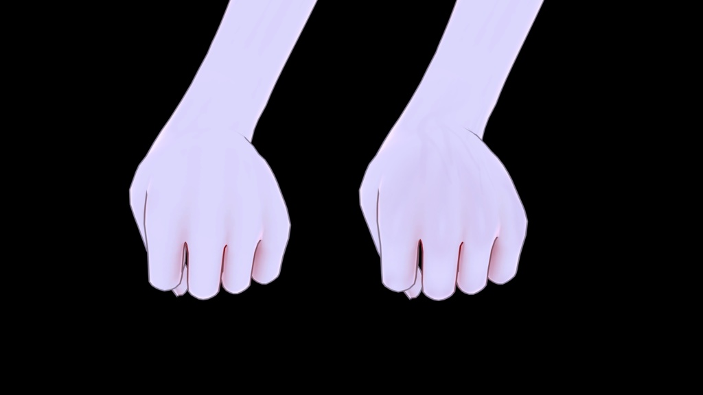 【仙猫】リアル風肌テクスチャ(手)